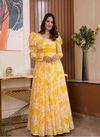 Gopi Georgette Printed Designer Gown Catalog